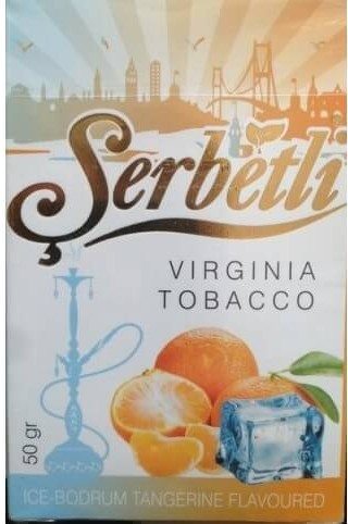 Купить табак для кальяна Serbetli Ice Bodrum Tangerine (Мандарин с ментолом) в СПБ