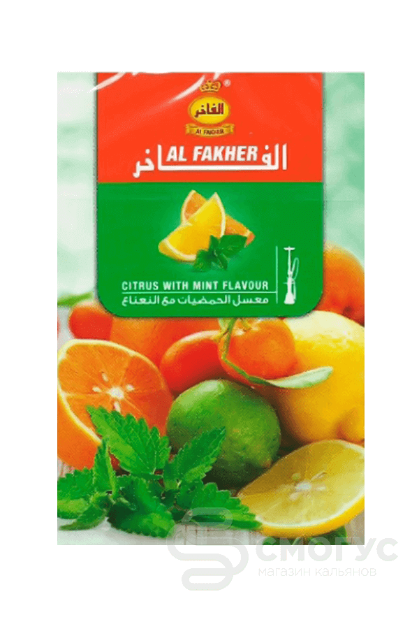 Купить табак для кальяна Al Fakher Апельсин с мятой в СПб