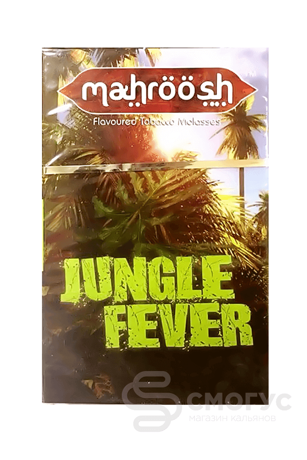 Купить табак для кальяна Mahroosh Jungle Fever (Киви, персик, мята) в СПб