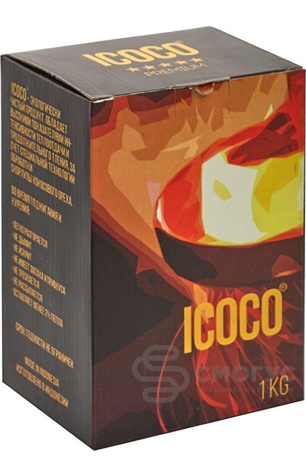 Купить кокосовый уголь для кальяна ICoco в СПб