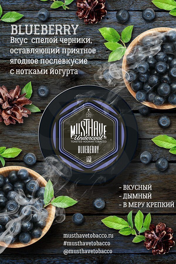 Купить табак Must Have Blueberry (Черника) в СПб