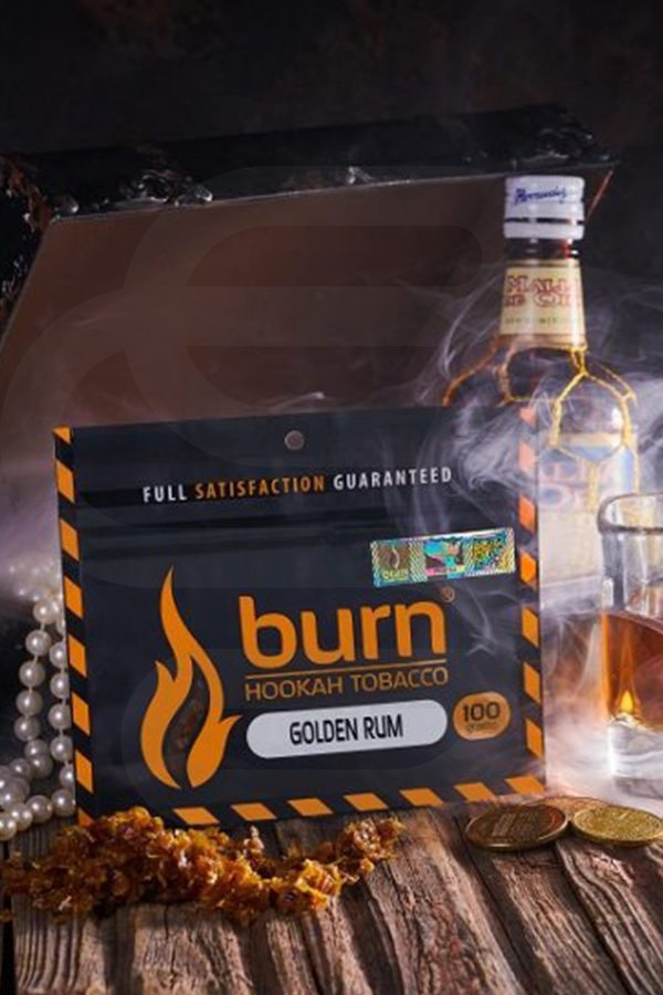 Купить табак для кальяна Burn Golden Rum в СПб - Смогус