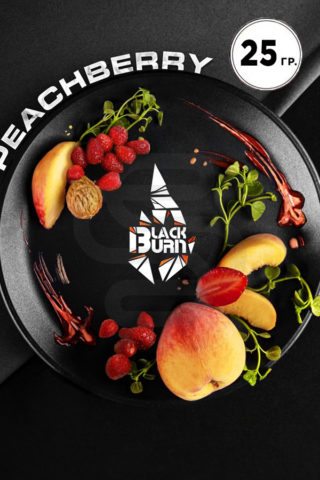 Купить табак для кальяна Black Burn Peachberry в СПб - Смогус