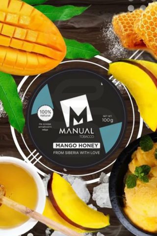 Купить табак для кальяна Manual Blue - MANGO HONEY - Смогус