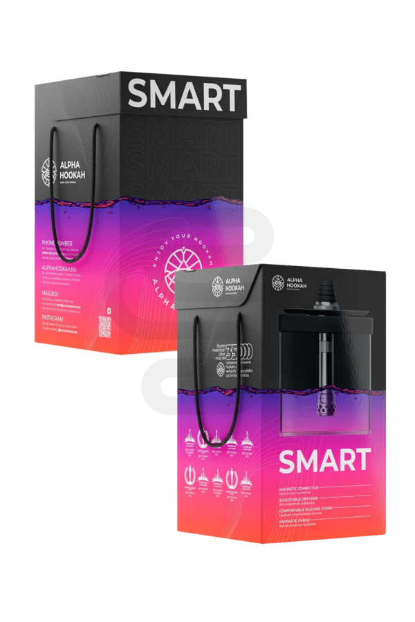 smart_boxes Купить кальян Alpha Hookah Smart Box недорого в СПБ - Смогус